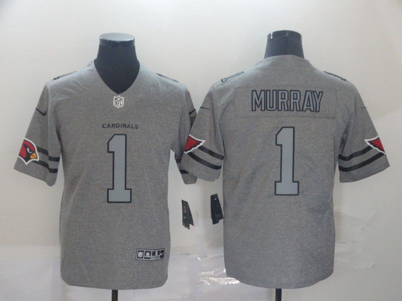 Men Arizona Cardinals #1 Murray Grey Retro Nike NFL Jerseys